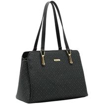 Bolsa Chenson Ombro Estruturada Elemento Gráfico 3485613 Cor:Preto