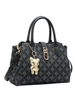 Bolsa Chenson Original Preta Monograma Elemento Grafico - Alça de Mão