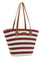 Bolsa Chenson Palha Feminina Ombro Vinho