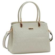 Bolsa Chenson Satchel Média Puffer Geométrico Classe 3485261 Cor:Bege Bolsa Chenson Satchel Média Puffer Geométrico Classe 3485261 Cor:Bege