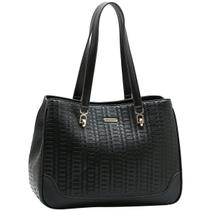 Bolsa Chenson Tote Hobo Trama Western Feminina 3485647 Cor:Preto