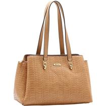 Bolsa Chenson Tote Ombro Tressê Organizada Feminina 3485648 Cor:Bege Bolsa Chenson Tote Ombro Tressê Organizada Feminina 3485648 Cor:Bege