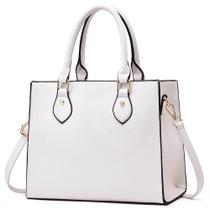 Bolsa CHICAROUSAL Bolsas tiracolo em couro PU branco