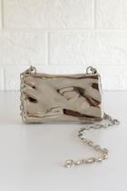 Bolsa chuch de metal PP para festas alça de correntes