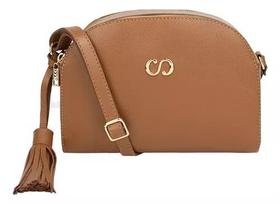 Bolsa Classe Camera Bag de Couro Lila Nocciola