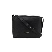 Bolsa classe couro transversal feminina 2633-2 cb01 preto