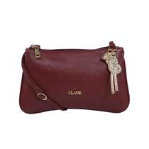 Bolsa Classe Croosbody De Couro 3262 Ruby