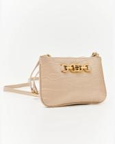 Bolsa Classe Croossbody Couro Creme Bolsa Classe Croossbody Couro Creme