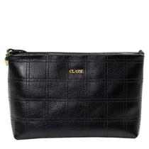 Bolsa Classe Crossbody de Couro Alana Preto Bolsa Classe Crossbody de Couro Alana Preto