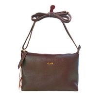 Bolsa Classe Crossbody de Couro Teka 3151 11W - Chocolate Tamanho:ÙnicoCor:MarromGênero:Feminino