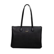 Bolsa classe feminina bag de couro 3208 - preto Bolsa classe feminina bag de couro 3208 - preto