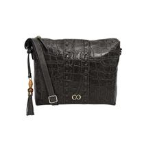 Bolsa Classe Feminina Croosbody De Couro 1751-4 Floresta