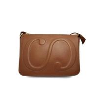 Bolsa Classe Feminina De Couro Croosbody 3116-3 Nocciola