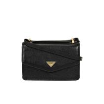 Bolsa Classe Tiracolo De Couro 3320 Preto