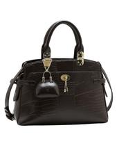 Bolsa Clássica New Croco - Alça de Mão - Chenson 3485577 - Café Bolsa Clássica New Croco - Alça de Mão - Chenson 3485577 - Café
