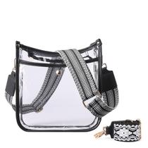 Bolsa CLUCI Clear Bag Stadium Events Crossbody impermeável