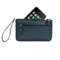 Bolsa Clutch Carteira de Mão Feminina em Couro Legítimo Madamix