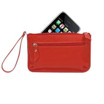 Bolsa Clutch Carteira de Mão Feminina em Couro Legítimo Madamix