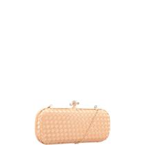 Bolsa Clutch Celeste em Intrecciato Bauarte