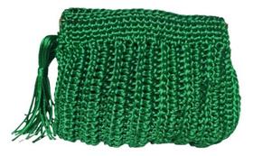 Bolsa Clutch Croche Tricot Barbante Artesanal Estilo Praia Bolsa Clutch Croche Tricot Barbante Artesanal Estilo Praia