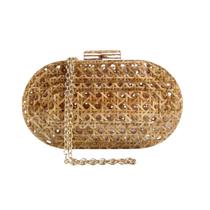 Bolsa Clutch De Festa Feminina Acrílico Transparente Palhinha Bolsa Clutch De Festa Feminina Acrílico Transparente Palhinha