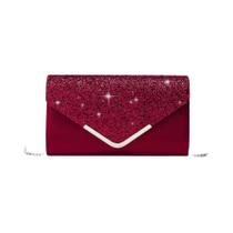 Bolsa Clutch Envelope Feminina Brilhante E Elegante Para Festas, Casamentos E Jantares