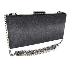 Bolsa clutch feminina brilhosa de festa carteira de mão luxo