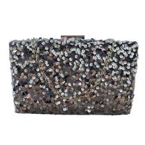 Bolsa Clutch Feminina De Festa Paetê Luxuosa Casamento
