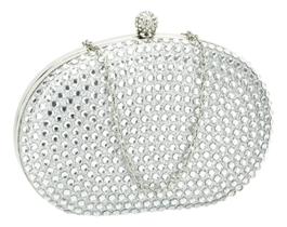 Bolsa Clutch Festa Aplic Cristais Casamentos Madrinhas