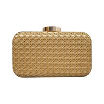 Bolsa Clutch Festa Casual Palha Fecho