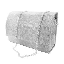 Bolsa Clutch Festa Prata