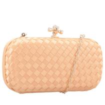 Bolsa Clutch Jennifer em Intrecciato Bauarte