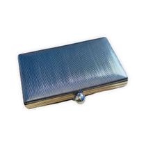Bolsa Clutch Metalizada Cinza para Festas