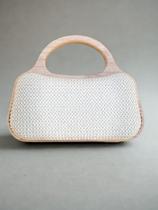 Bolsa clutch palha