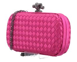 Bolsa Clutch Pink Cetim Festa