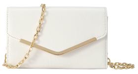 Bolsa Clutch Purse Autumnwell Evening White Envelope Feminino