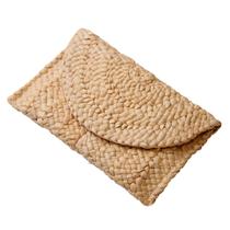 Bolsa Clutch Purse Freie Liebe Straw para mulheres e bolsas de praia de verão