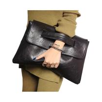 Bolsa Clutch Vintage De Couro PU Elegante E De Grande Capacidade, Bolsa De Pulso Para Mulheres Bolsa Clutch Vintage De Couro PU Elegante E De Grande Capacidade, Bolsa De Pulso Para Mulheres