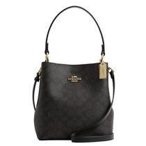 Bolsa Coach Small Town Bucket em Canvas Signature 22x22x10 cm