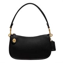 Bolsa Coach The Originals Swinger em Couro Preto Bolsa Coach The Originals Swinger em Couro Preto
