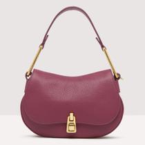 Bolsa Coccinelle Magie Soft Couro Framboesa