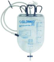 Bolsa Coletora de Urina Bag Sistema Fechado Sem Filtro Com Valvula Antirrefluxo e Clamp Deslizante 2L - GLOMED