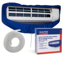Bolsa Coletora Limpeza De Arcondicionado Split 9 A 30000 Btu Azul