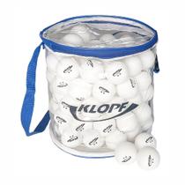 Bolsa com 100 Bolas Brancas de Tênis de Mesa Ping Pong Klopf 5082 Bolsa com 100 Bolas Brancas de Tênis de Mesa Ping Pong Klopf 5082