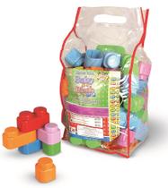 Bolsa Com 75 Baby Blocks De Montar Kepler Menino