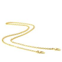 Bolsa com alça de corrente, bolsa transversal, correntes douradas, 120 cm