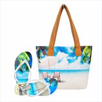 Bolsa Com Chinelo Feminino Cadeiras Magicc Bolsa