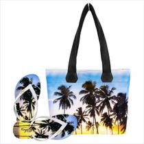 Bolsa Com Chinelo Feminino Coqueiros Magicc Bolsa