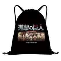 Bolsa com cordão Attacks Titans Anime String Swim Gym Bolsa com cordão Attacks Titans Anime String Swim Gym