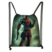 Bolsa com cordão Deadpool Anime String Swim Gym Bag 32x38cm Bolsa com cordão Deadpool Anime String Swim Gym Bag 32x38cm